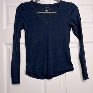 H&M Navy Long Sleeve Shirt